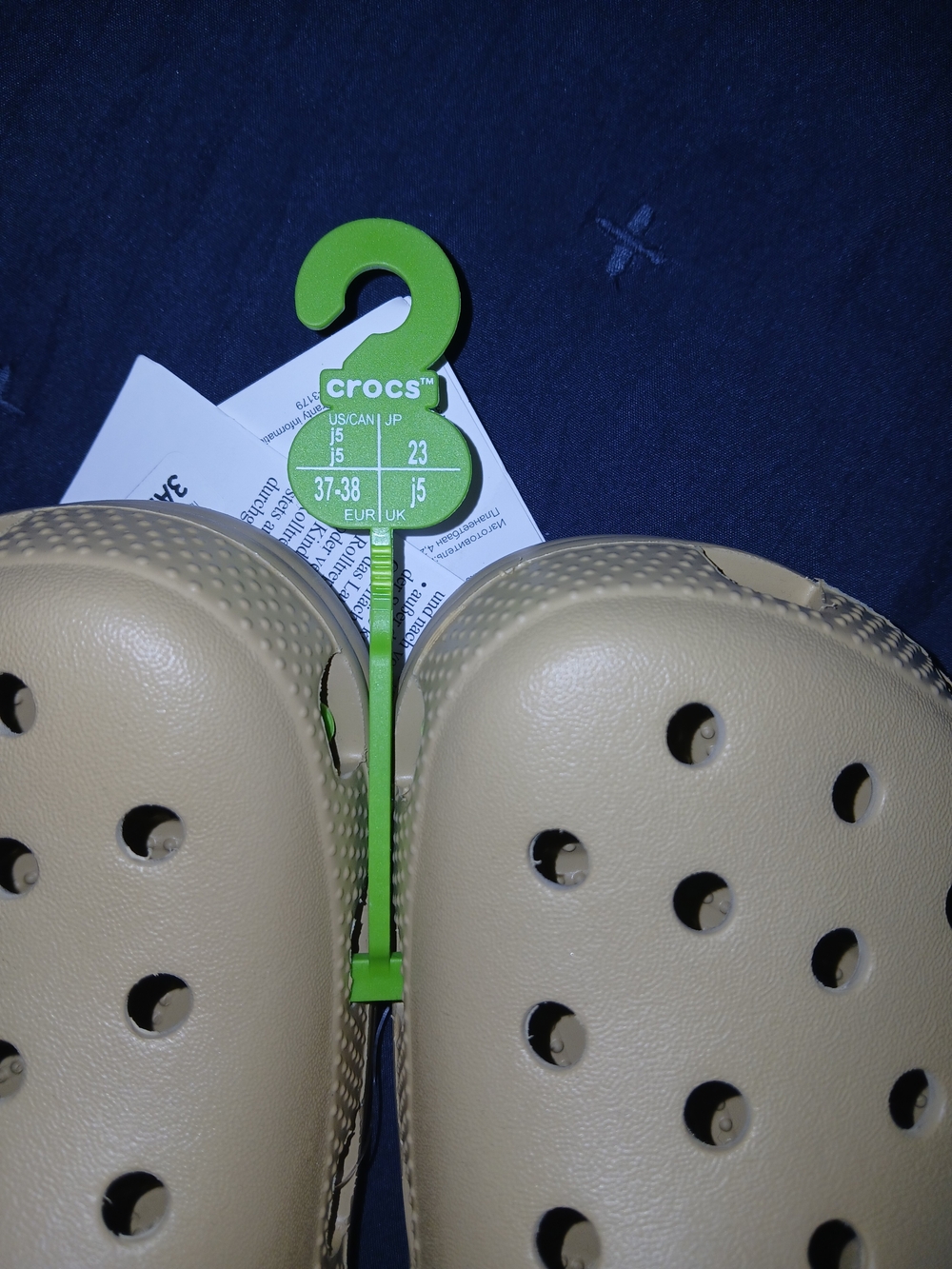 CROCS Kids Classic Clog - Beige/Tan - Picture 6 of 8